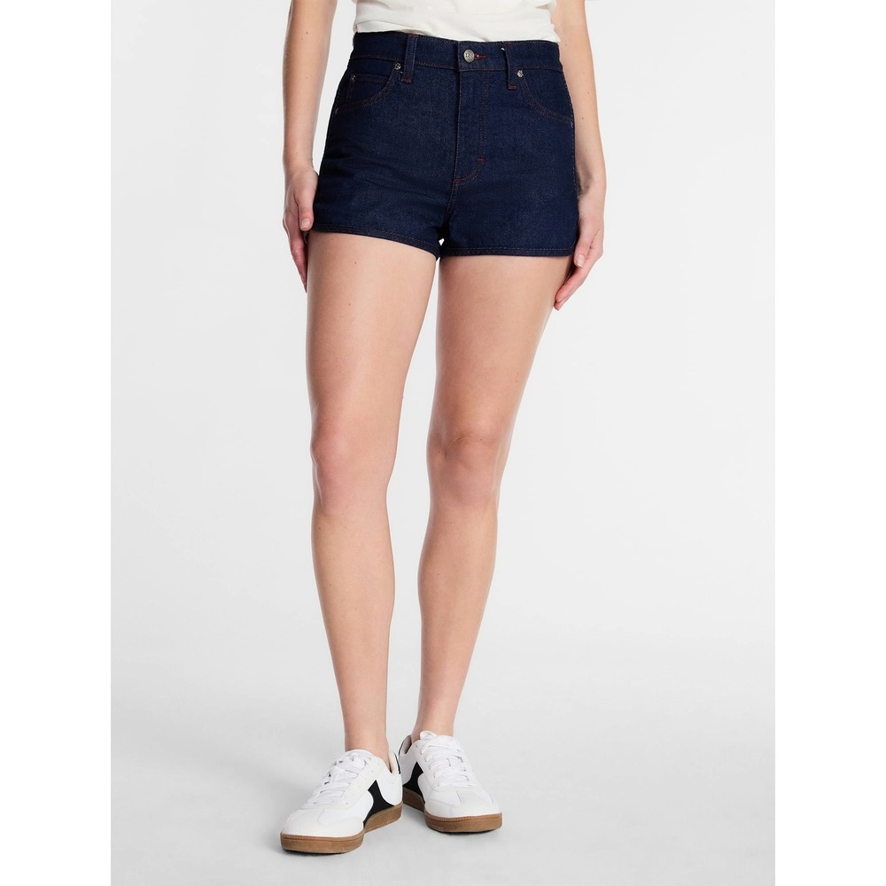 Lee Womens Kacey Musgraves High Rise Navy Denim Shorts Size 2 NWT